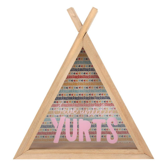 Jones Home & Gift Money Boxes Save Until It Yurts Teepee Money Box