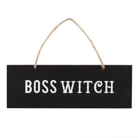 Jones Home & Gift Signs and Memoboards BOSS WITCH WALL SIGN