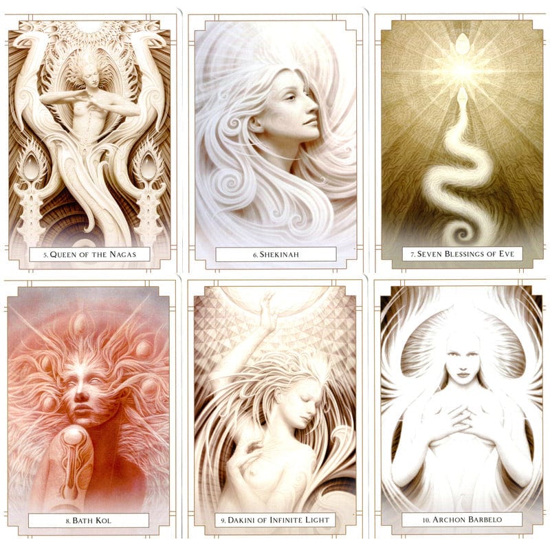 Jones Home & Gift TAROT AND ORACLE CARDS White Light Oracle Cards