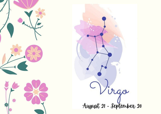 Miss Pretty London Cards Virgo Star Sign Postcard