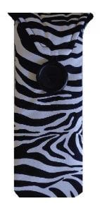 Miss Pretty London Glasses Cases Zebra Print Glasses Case