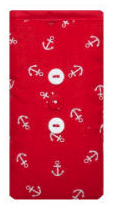 Miss Pretty London Phone Socks Red Anchors Print Mobile Phone Sock Pouch