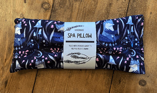 Miss Pretty London Skincare Woodland Print Handmade Heatable Lavender and Wheat Spa Pillow