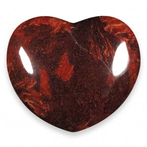 Miss Pretty London UK Limited Crystals Poppy Jasper Heart - The Stone of Stabilising - HE63