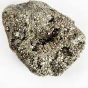 Miss Pretty London UK Limited Crystals Pyrite Stone Rough Stone - Stone of Power, Luck and Protection - RS112