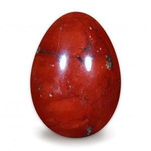 Miss Pretty London UK Limited Crystals Red Jasper Egg - Stone of Strength and Courage - EG28