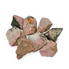 Miss Pretty London UK Limited Crystals Rhodonite Rough Stone - Stone of Love & Discovery - RS422