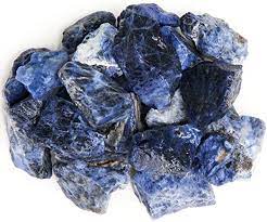 Miss Pretty London UK Limited Crystals Sodalite Rough Stone - Stone of Perception and Awareness