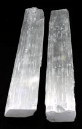 Miss Pretty London UK Limited Selenite Rough Sticks - Stone of Cleansing & Neutralising - CRS1