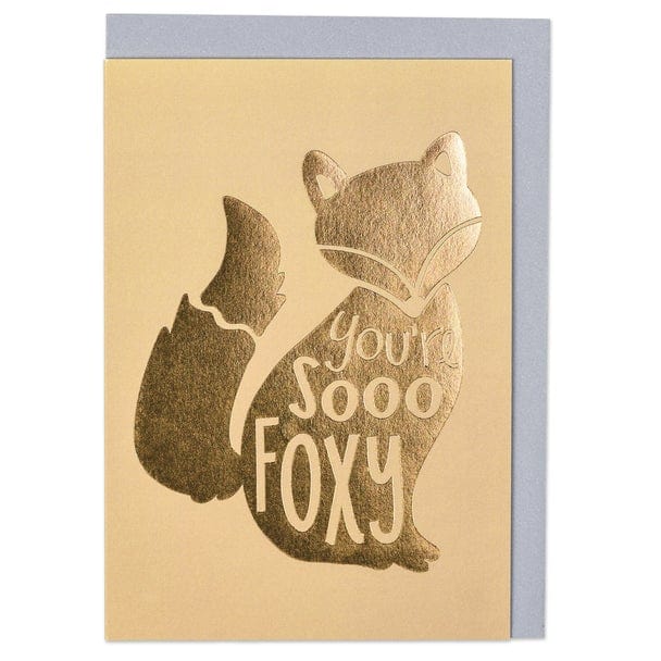 Raspberry Blossom Cards You're sooo foxy Greeting Card - SAC028