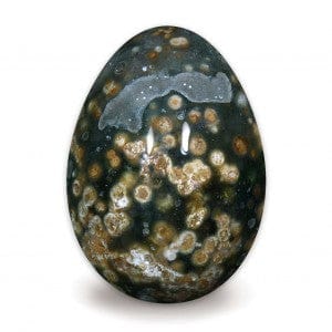 The Hare and The Moon Crystals Ocean Jasper Egg Stone - Stone of Release - EG02