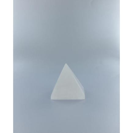 The Hare and The Moon Crystals Selenite Pyramid- Stone of Cleansing & Neutralising - SEL13