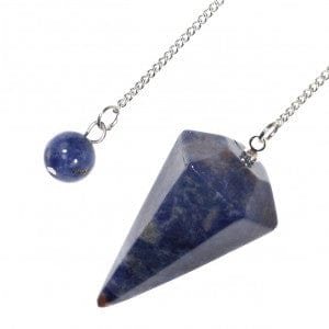 The Hare and The Moon Crystals Sodalite Pendulum - Stone of Perception and Awareness