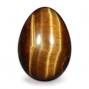 The Hare and The Moon Crystals Tiger's Eye Egg - Stone of Sociability and Practicality - EG20